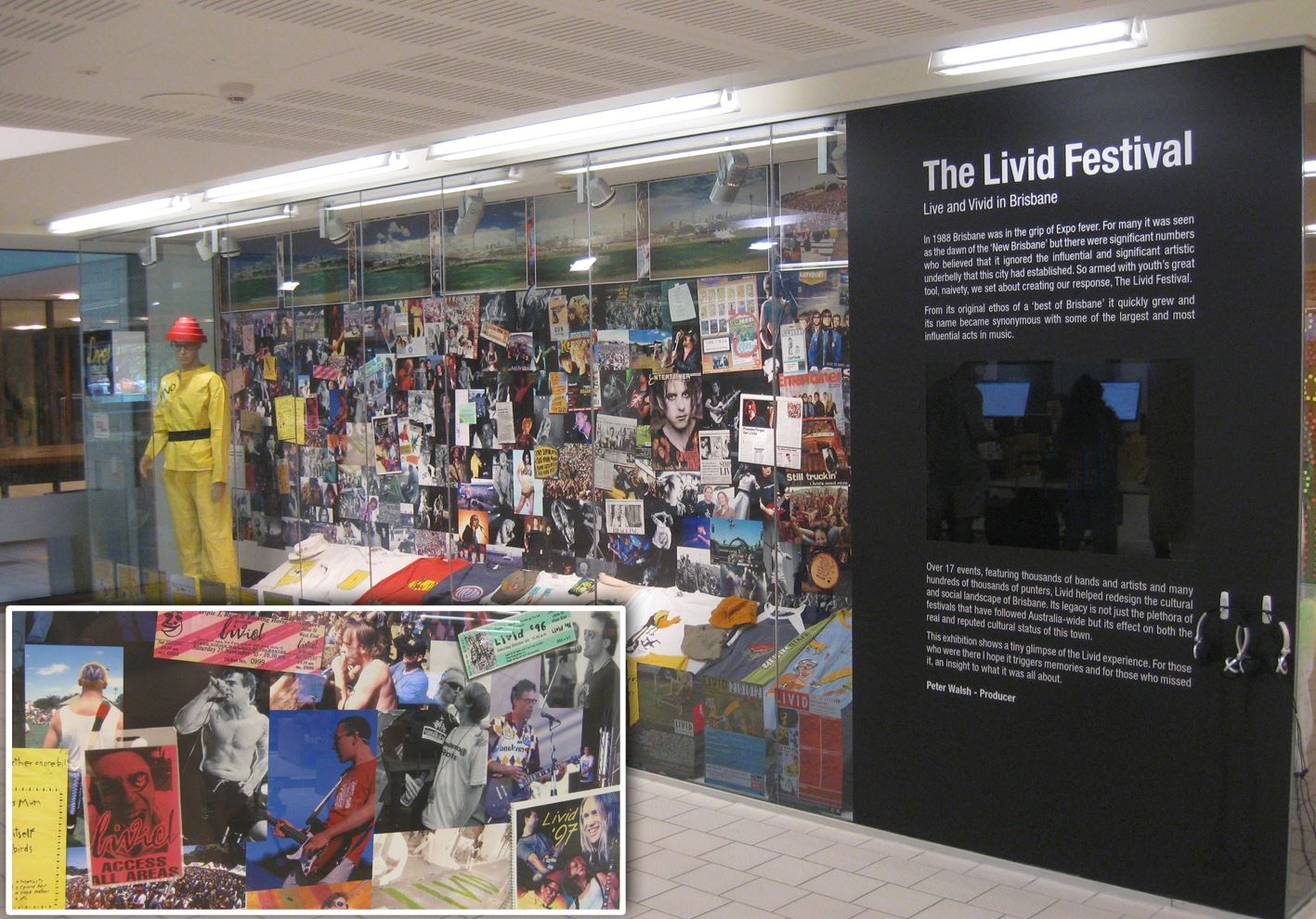 Livid Festival display for The State Library Qld