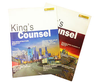 King's Counsel cover art and publication