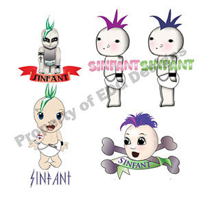 Sinfant logo concepts